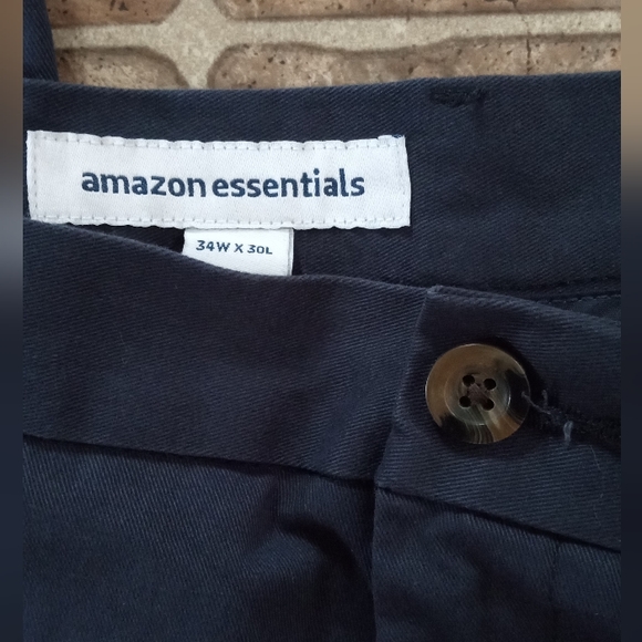 NWOT Amazon Essentials Slim-Fit Wrinkle-Resistant Flat-Front Chino Pant - Picture 5 of 14